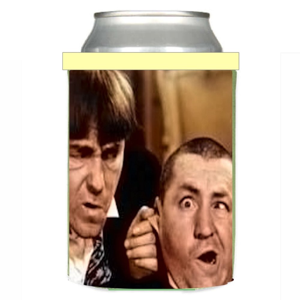 The Three Stooges Moe Larry Curly Can Cooler Hard Shell Beer or Soda